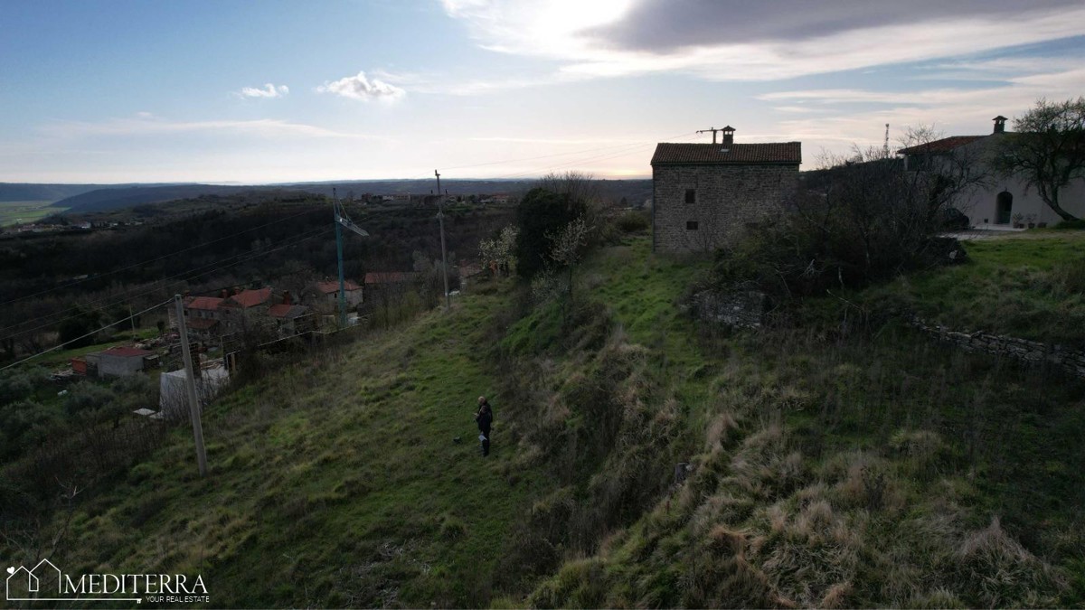 Terreno con una bellissima vista, Buie, Istria
