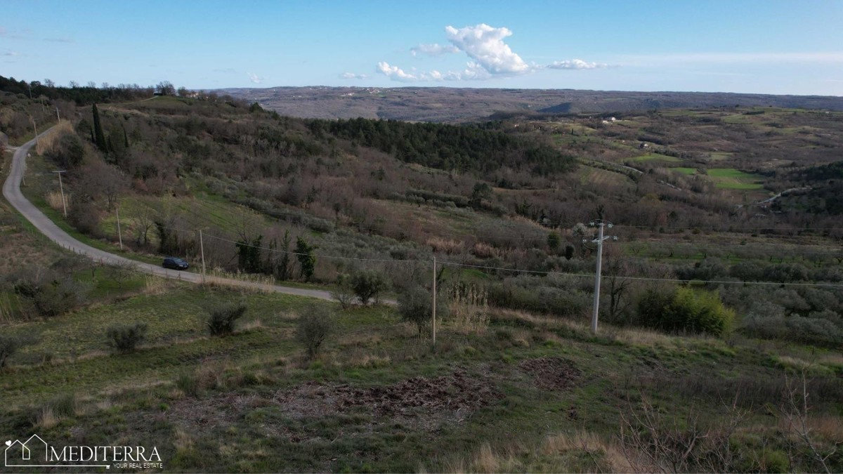 Terreno con una bellissima vista, Buie, Istria