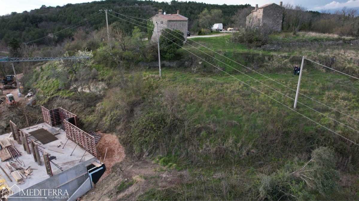 Terreno con una bellissima vista, Buie, Istria