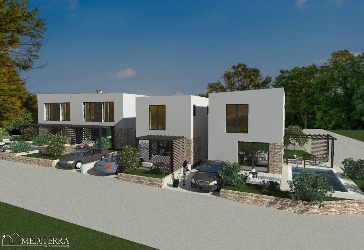 Casa a schiera moderna, nuova costruzione S3, Vabriga, Istria