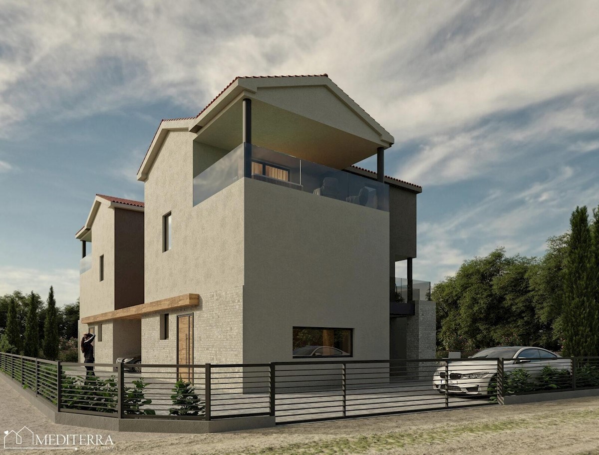 Nuovo progetto, ville con piscina, con vista sul mare, Cittanova, Istria