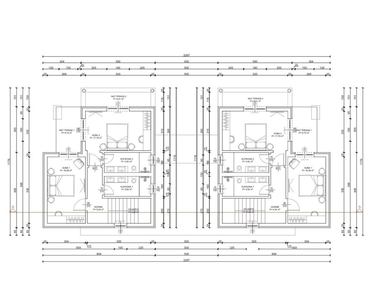 Nuovo progetto, ville con piscina, con vista sul mare, Cittanova, Istria