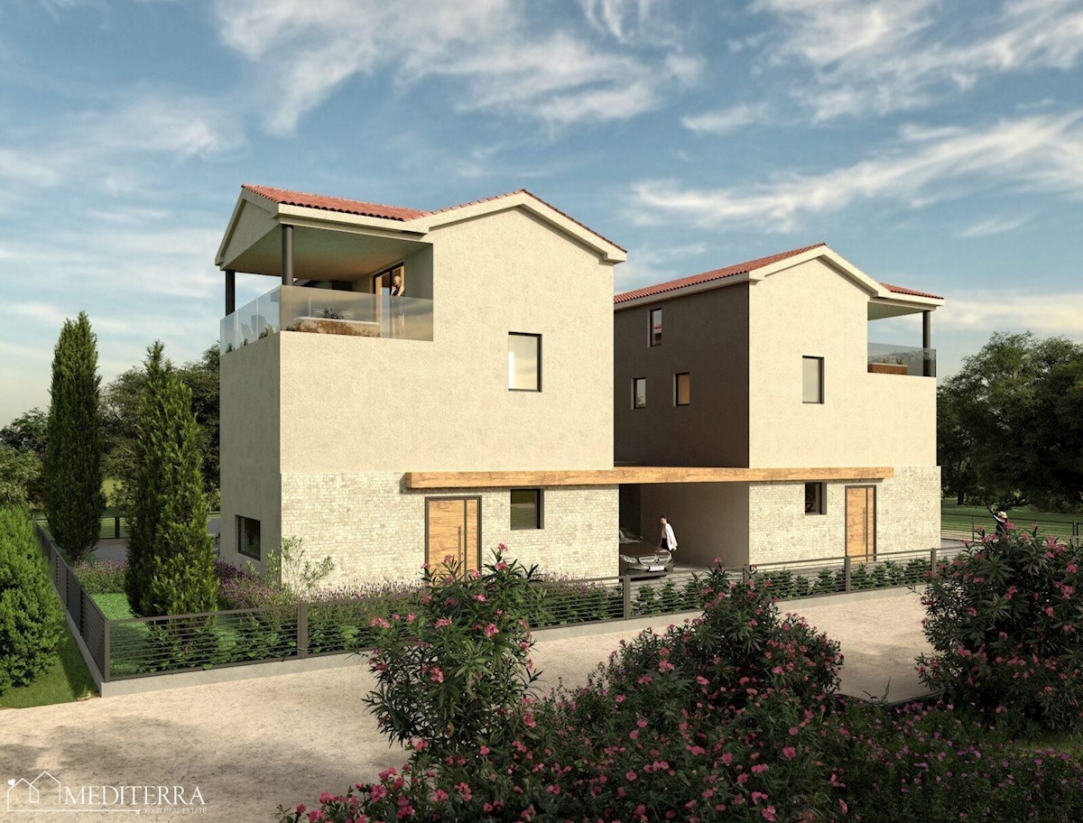 Nuovo progetto, ville con piscina, con vista sul mare, Cittanova, Istria