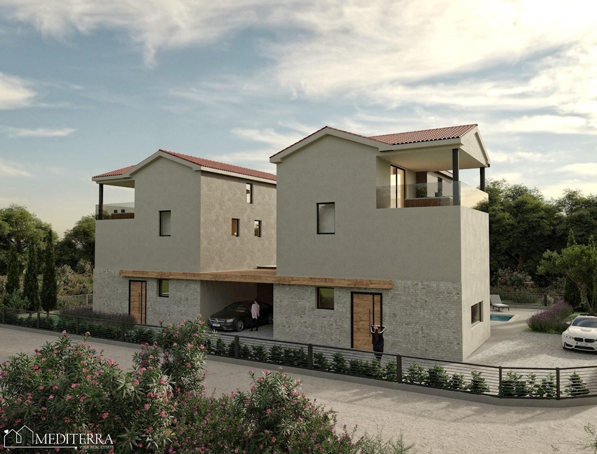 Nuovo progetto, ville con piscina, con vista sul mare, Cittanova, Istria