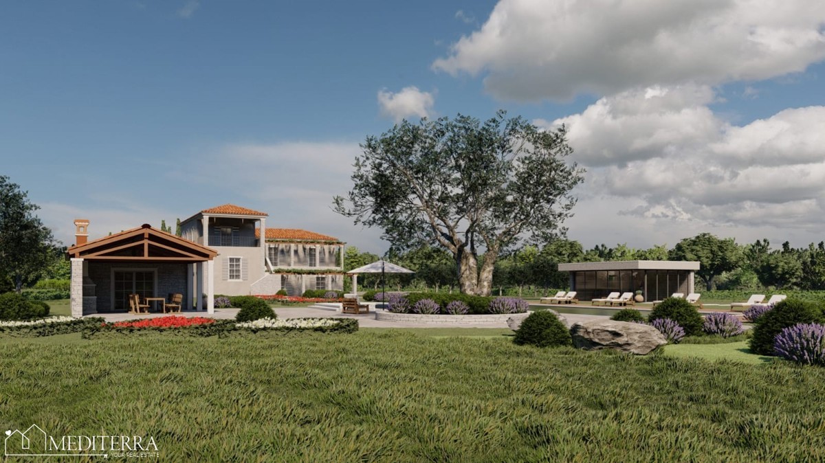 Opportunità d’investimento in Istria – esclusivo terreno per tenuta (stancija) o resort turistico – OCCASIONE!