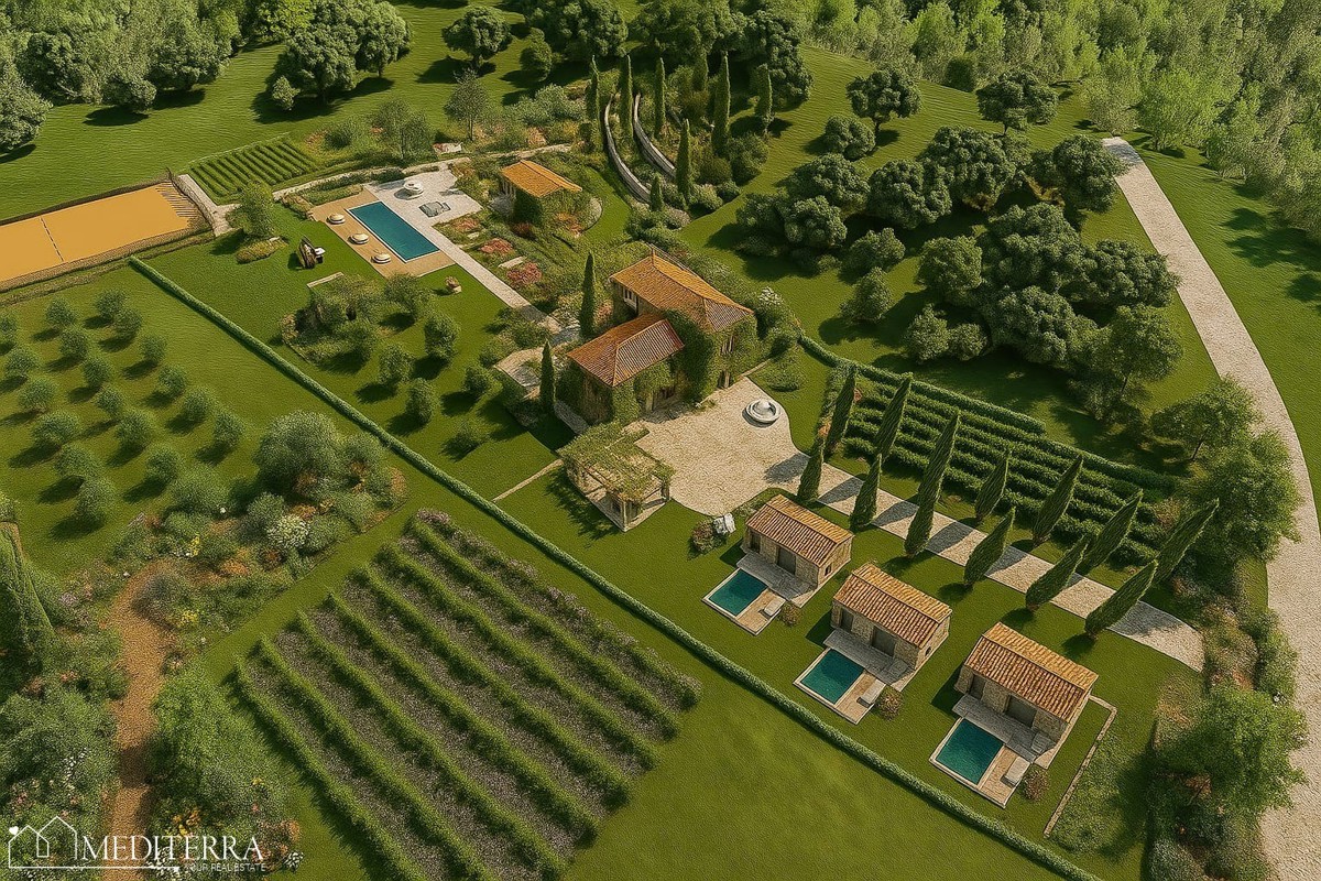 Opportunità d’investimento in Istria – esclusivo terreno per tenuta (stancija) o resort turistico – OCCASIONE!