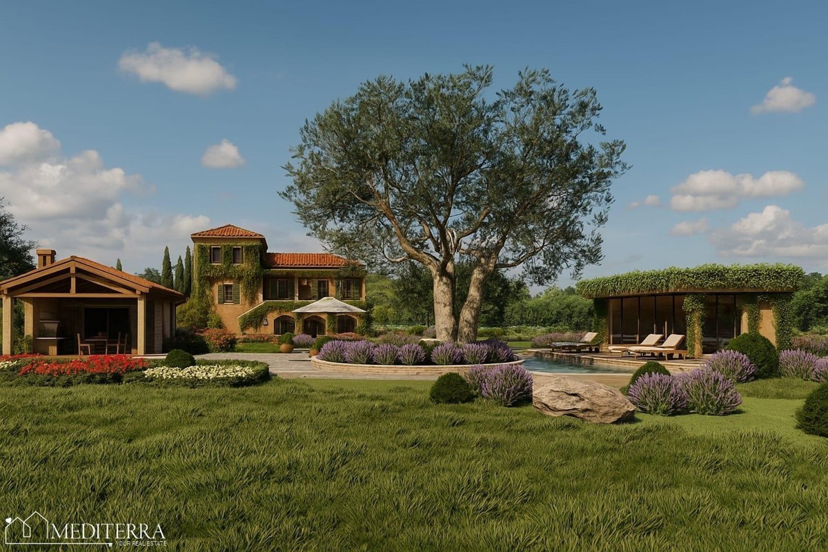 Opportunità d’investimento in Istria – esclusivo terreno per tenuta (stancija) o resort turistico – OCCASIONE!