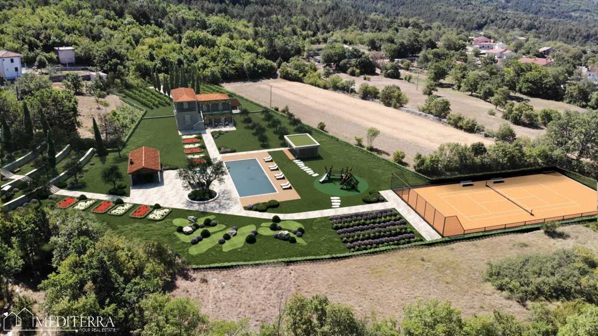 Opportunità d’investimento in Istria – esclusivo terreno per tenuta (stancija) o resort turistico – OCCASIONE!