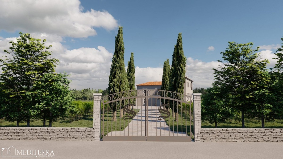 Opportunità d’investimento in Istria – esclusivo terreno per tenuta (stancija) o resort turistico – OCCASIONE!