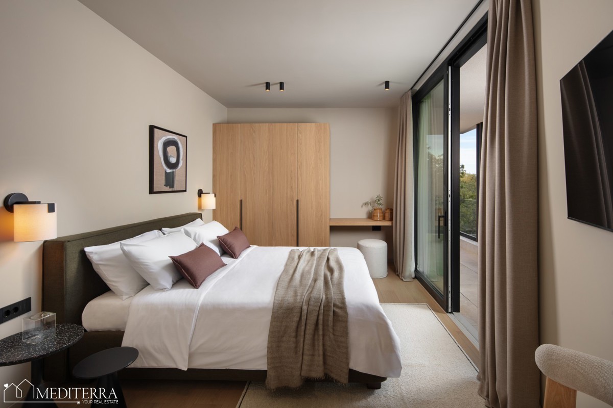 Villa con una splendida vista sul mare e sull'isola di Cherso, Plomin, Istria