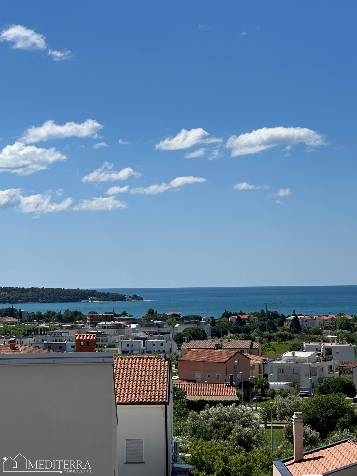 Appartamento con due camere da letto con splendida vista mare, Cittanova, Istria