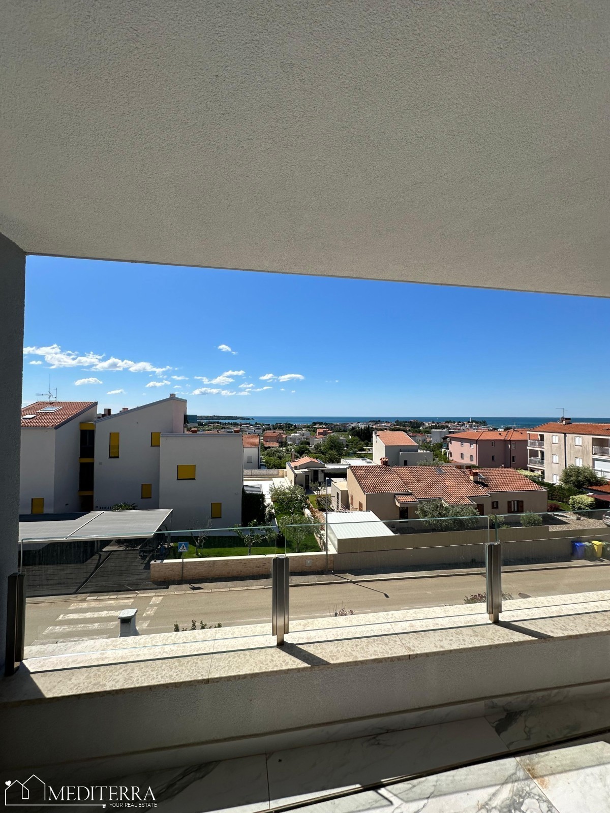 Appartamento con due camere da letto con splendida vista mare, Cittanova, Istria