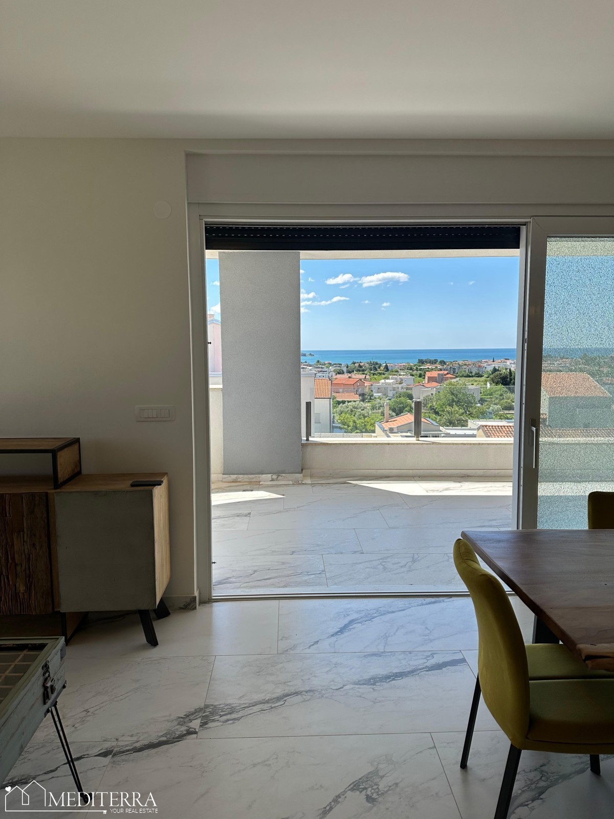 Appartamento con due camere da letto con splendida vista mare, Cittanova, Istria