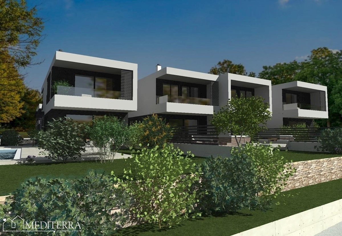 Contessa Residence 2., nuova costruzione con piscina, Novigrad Istria