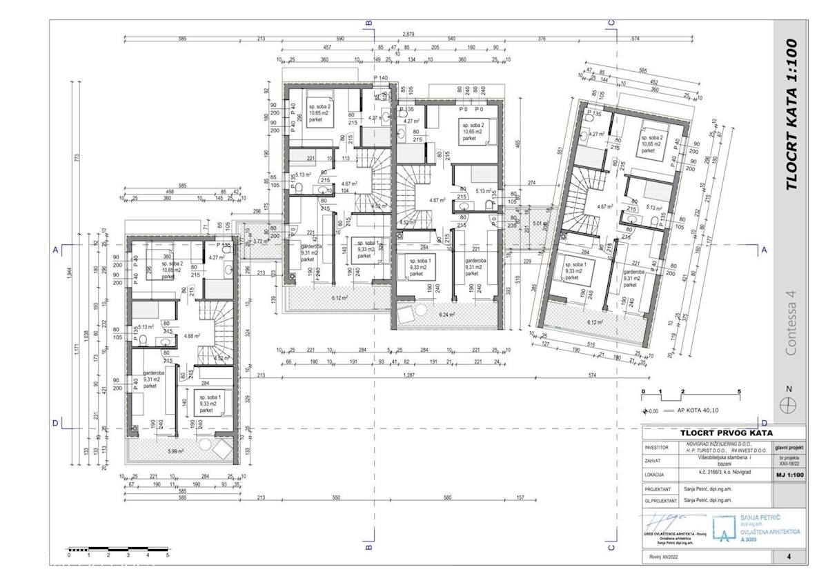 Contessa Residence 2., nuova costruzione con piscina, Novigrad Istria