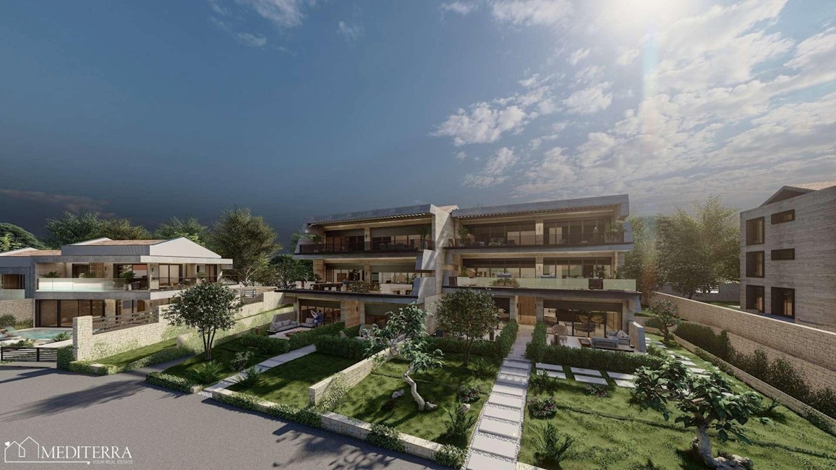 Appartamento 4°, 2° piano, complesso di lusso, 100 m dal mare, Umago, Istria