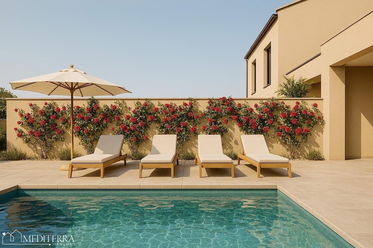 Nuovo edificio in una posizione eccezionale, Novigrad, Istria