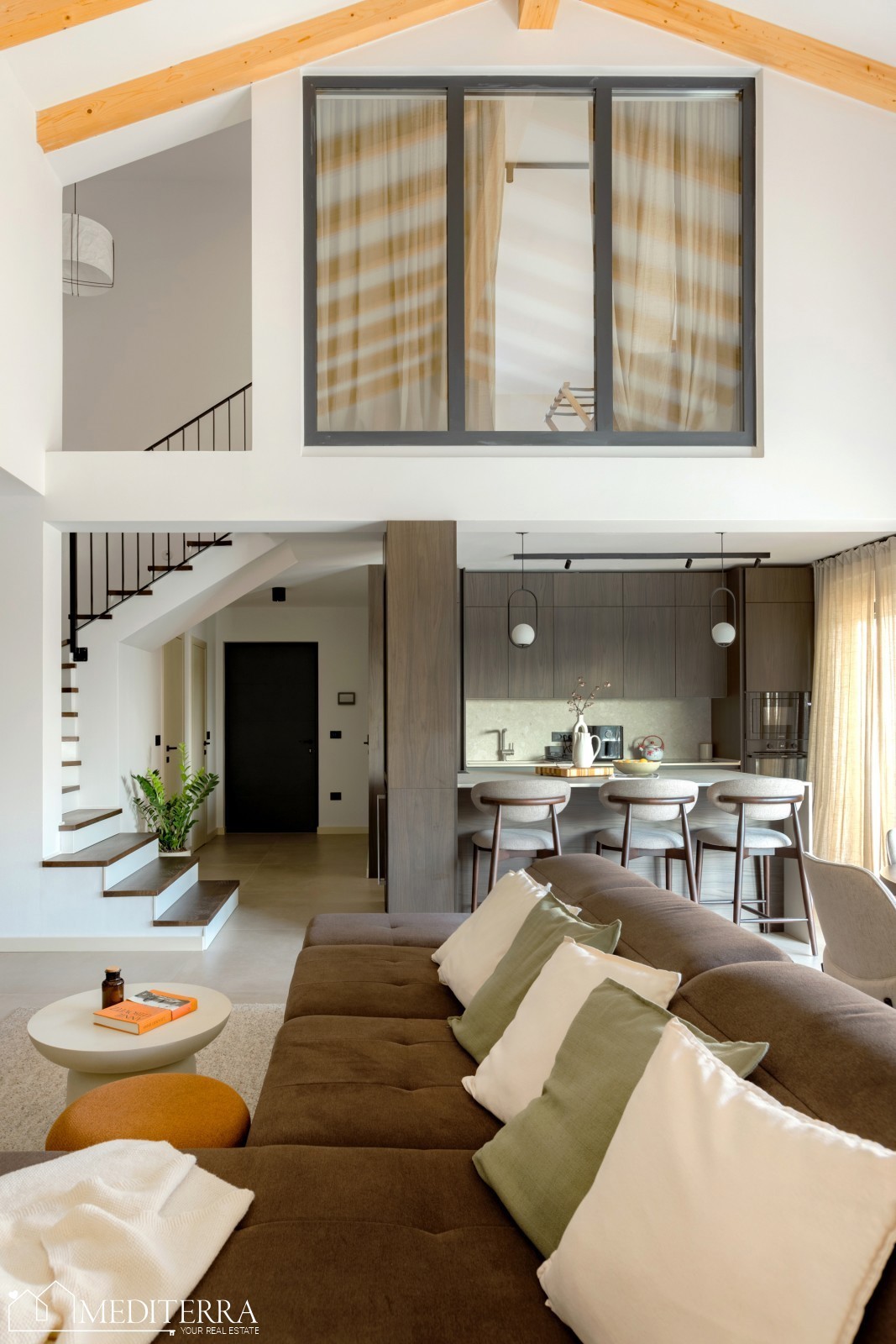 Istria, Kaštelir-Labinci – Villa moderna in stile istriano con vista panoramica sul mare