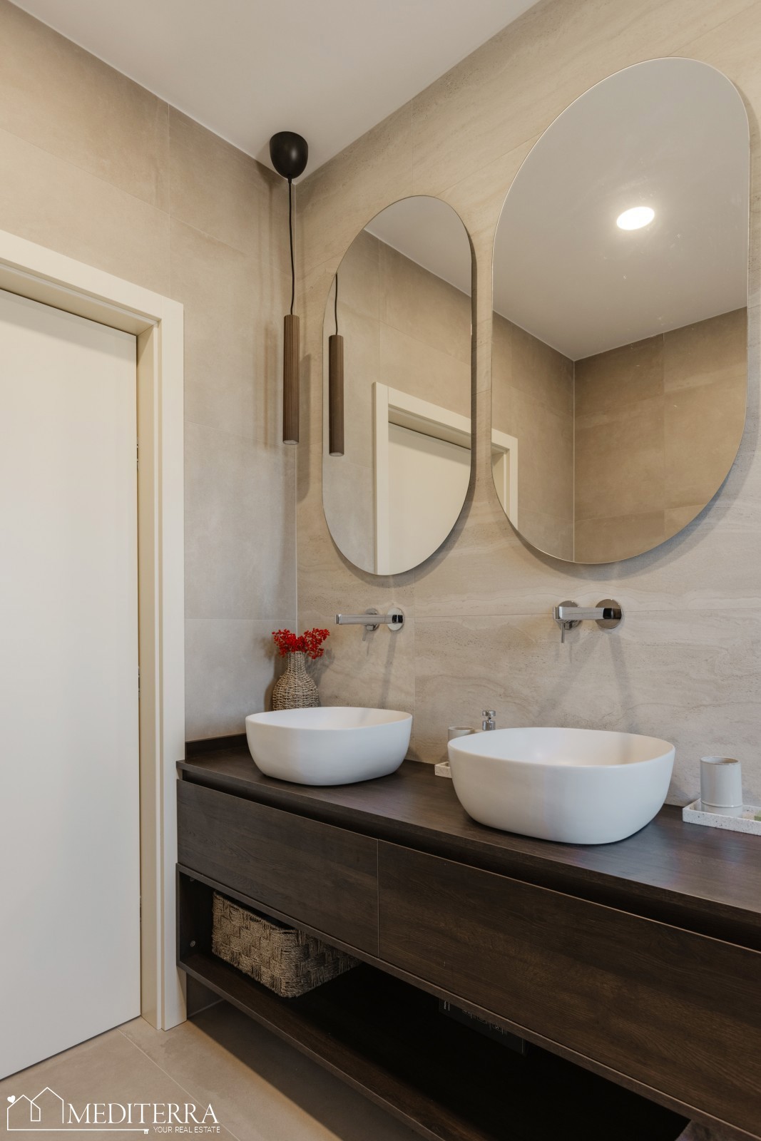 Istria, Kaštelir-Labinci – Villa moderna in stile istriano con vista panoramica sul mare