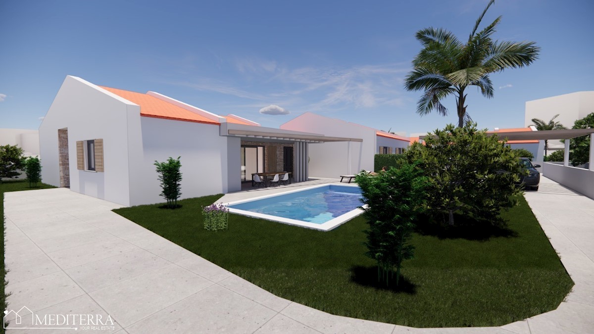 Eccellente casa a un piano con piscina, Sveti Lovreč, Istria