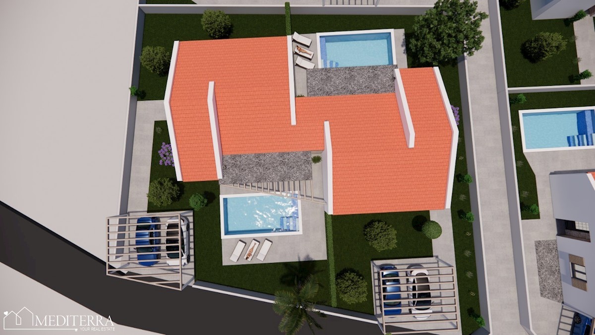 Eccellente casa a un piano con piscina, Sveti Lovreč, Istria