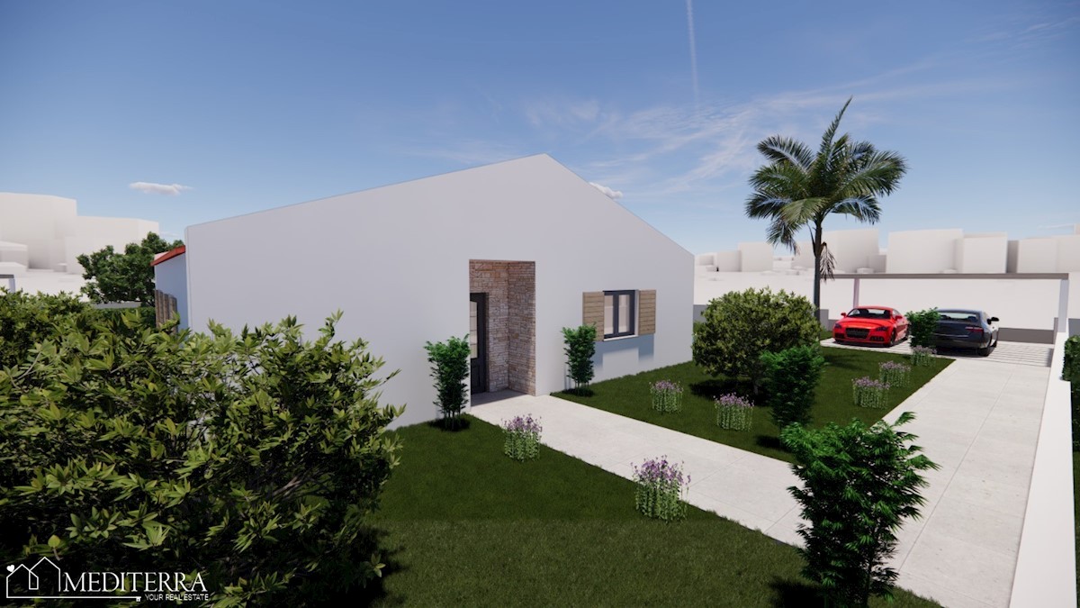 Eccellente casa a un piano con piscina, Sveti Lovreč, Istria