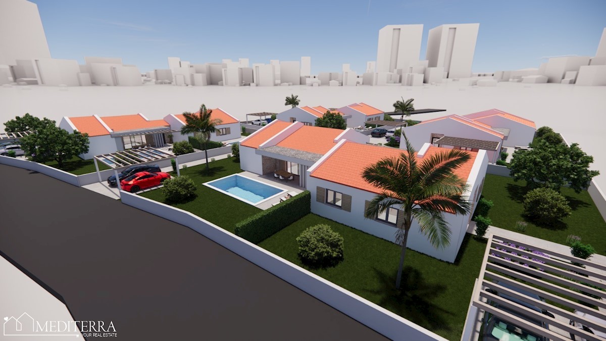 Eccellente casa a un piano con piscina, Sveti Lovreč, Istria