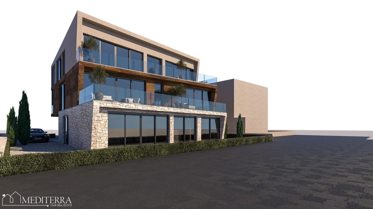 Appartamento al primo piano con due camere da letto in un'ottima posizione, Punta, Umago