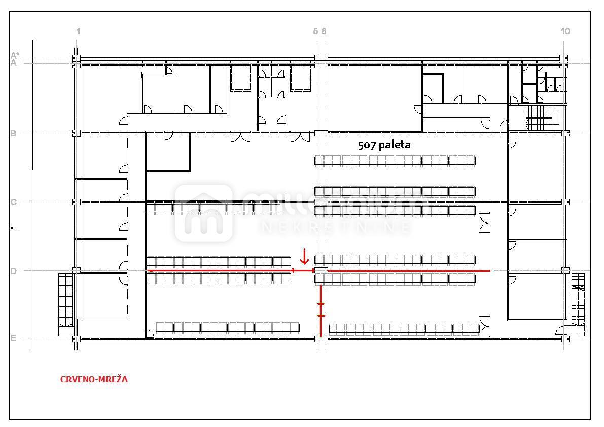 Locale commerciale Škurinje, Rijeka, 2.907m2