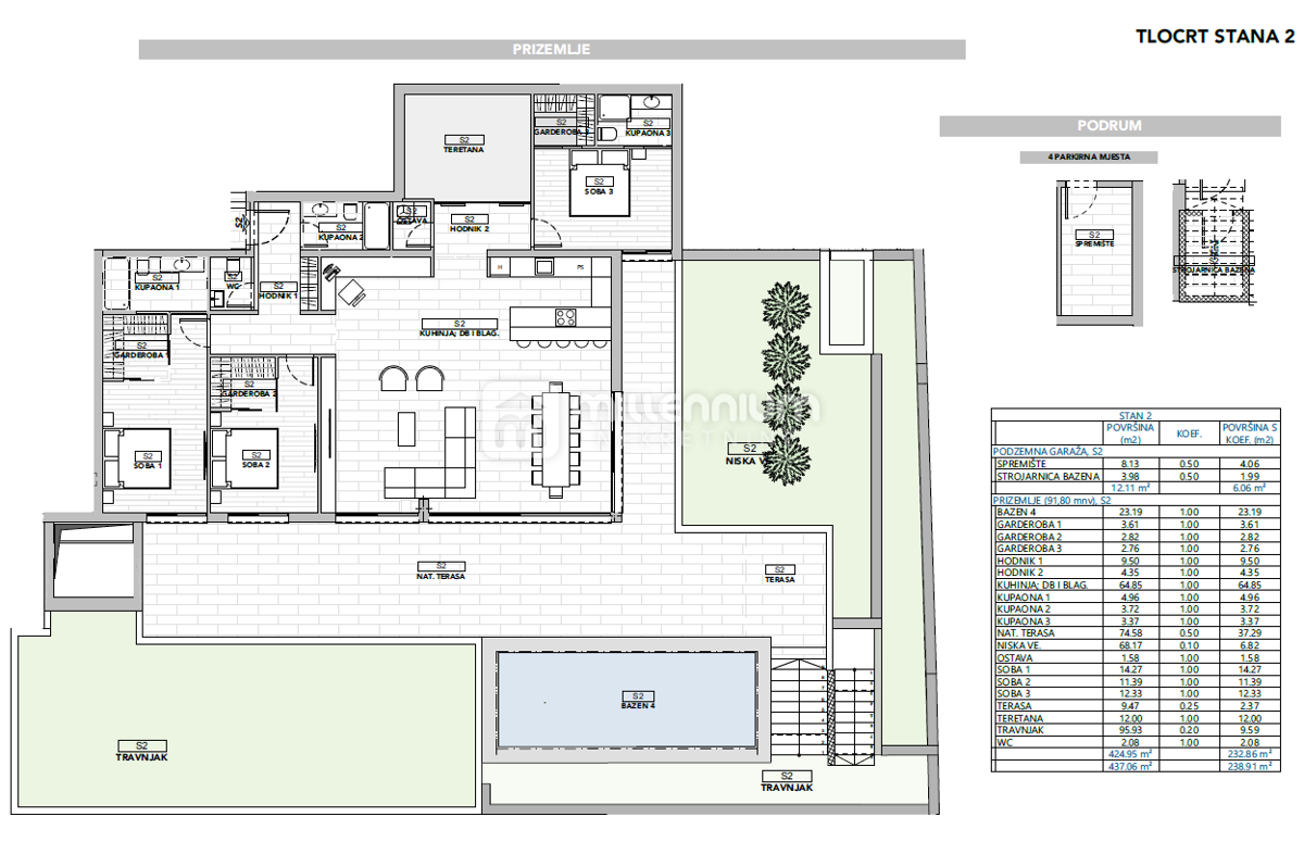 Appartamento Opatija - Centar, Opatija, 238,91m2