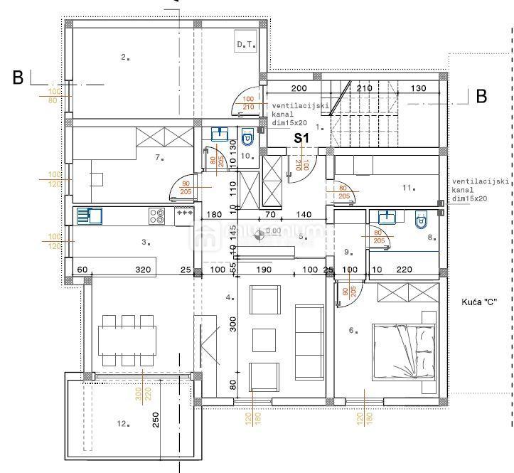 Appartamento Drenova, Rijeka, 112,56m2