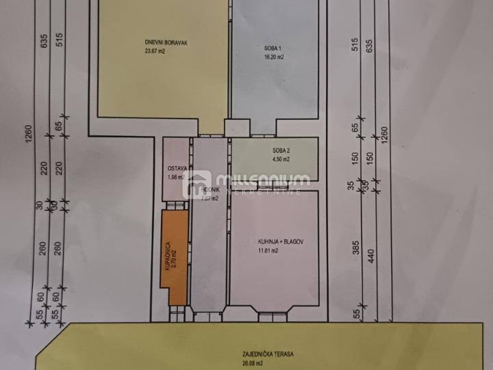 Appartamento Centar, Rijeka, 66,89m2