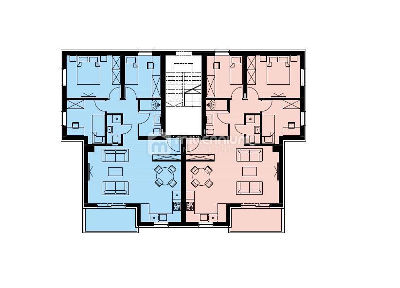 Appartamento Viškovo, 80m2