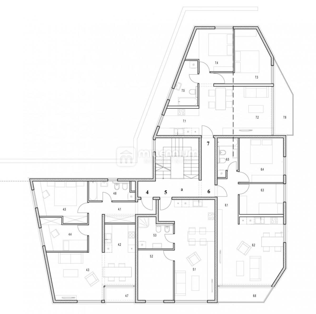 Appartamento Rešetari, Kastav, 47,90m2