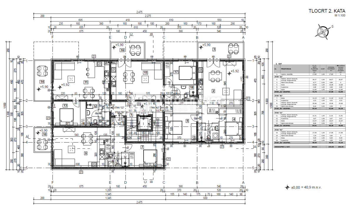 Appartamento Vabriga, Tar-Vabriga, 44,76m2