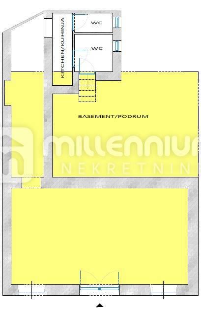 Locale commerciale Centar, Rijeka, 100m2