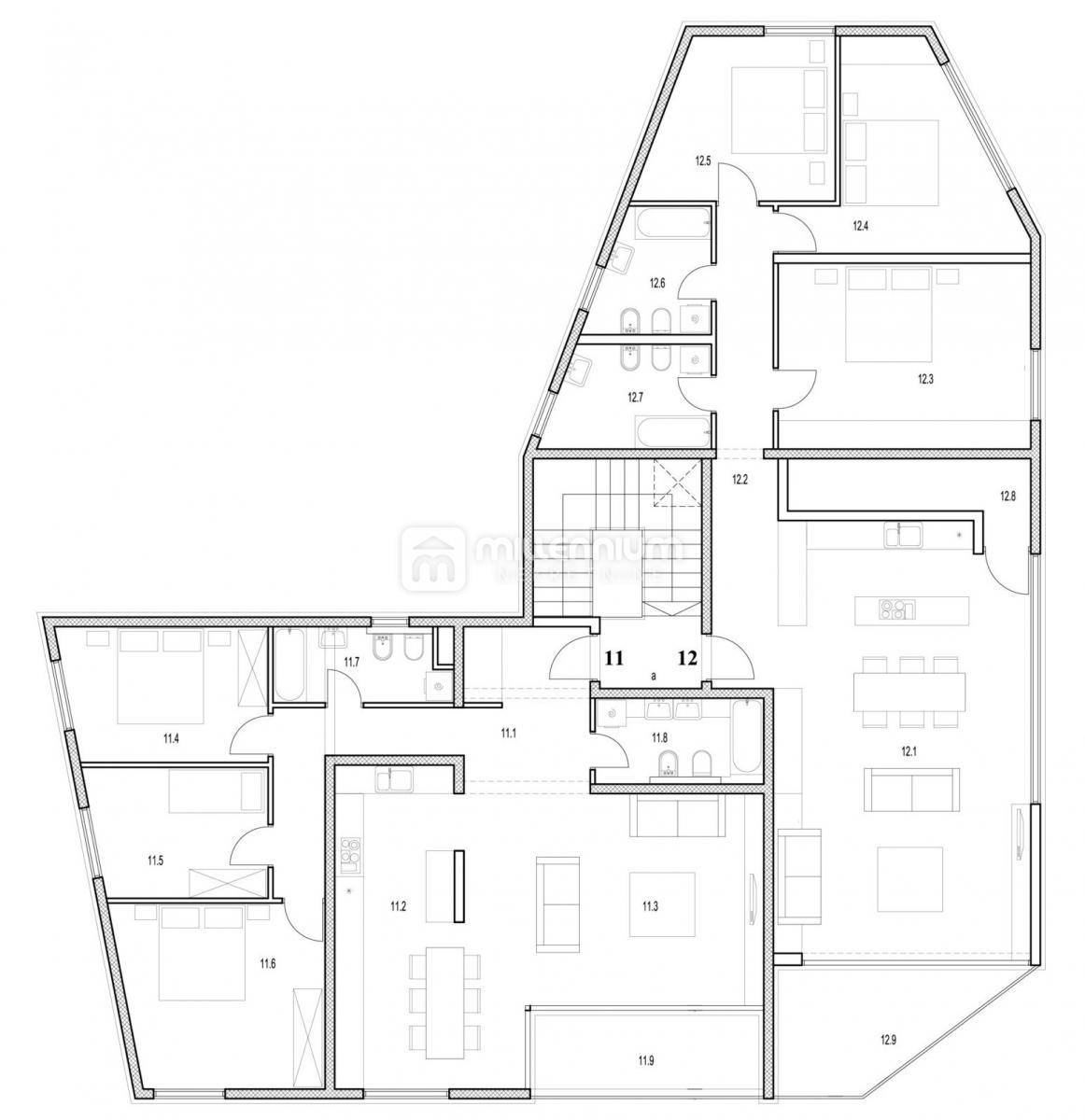 Appartamento Rešetari, Kastav, 123,30m2