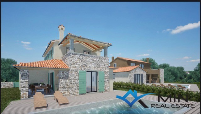 Casa bifamiliare con piscina vicino a Cittanova