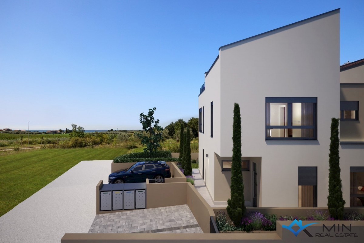 Moderna casa bifamiliare con terrazza sul tetto - Cittanova