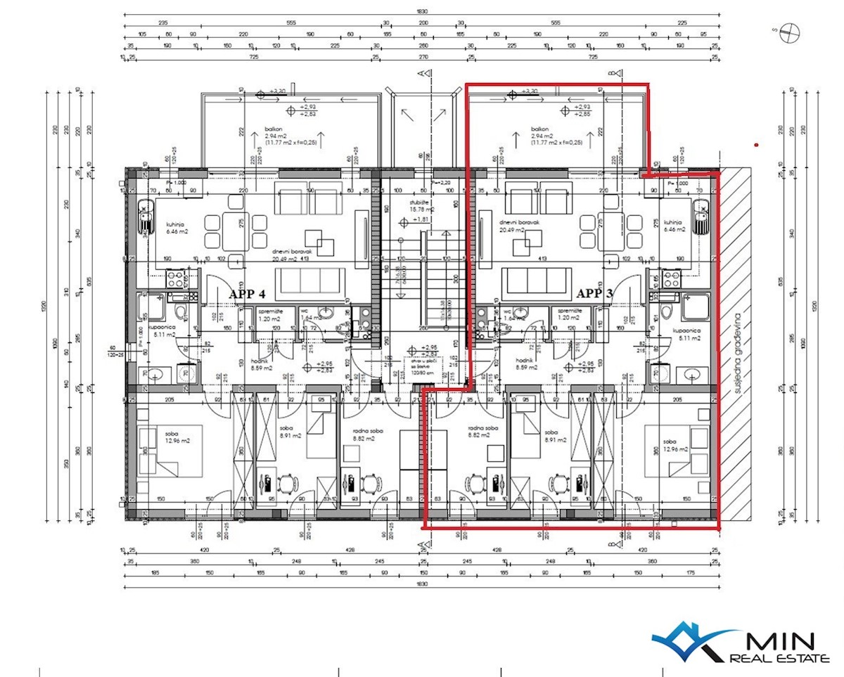 Appartamento con 3 camere da letto nelle vicinanze di Cittanova (3)