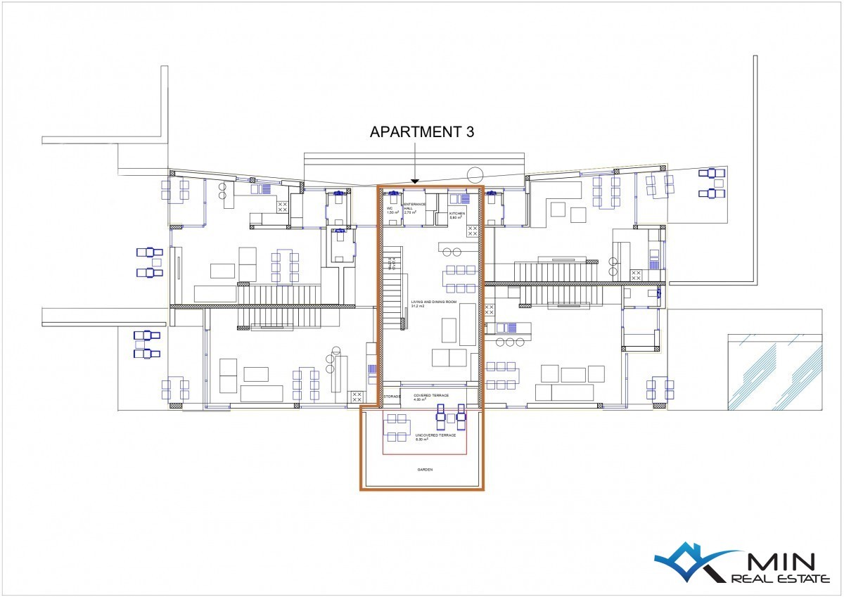 Appartamento moderno arredato con vista mare - Cittanova