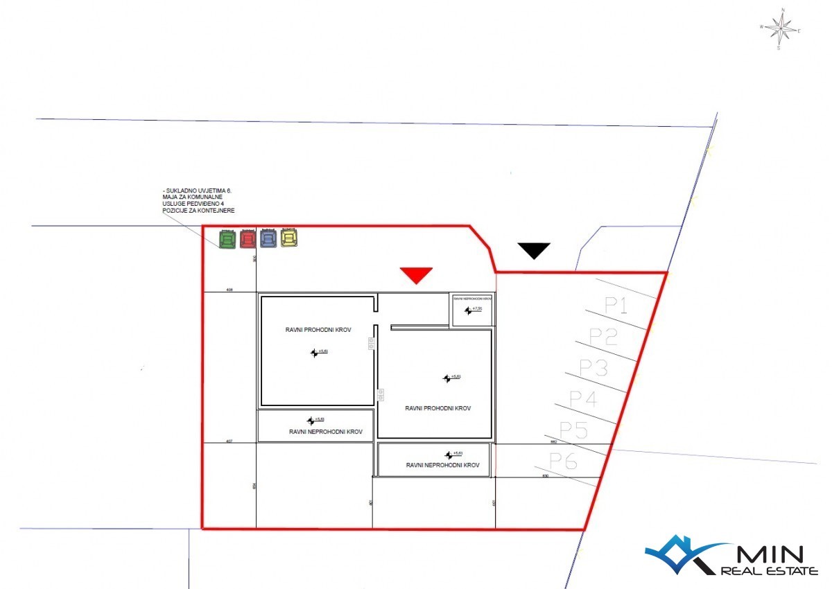 Appartamento con terrazza sul tetto a Cittanova (S3)