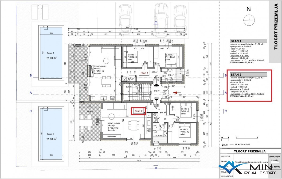 Appartamento al piano terra con piscina a Tar (Vabriga) Z2 -S2