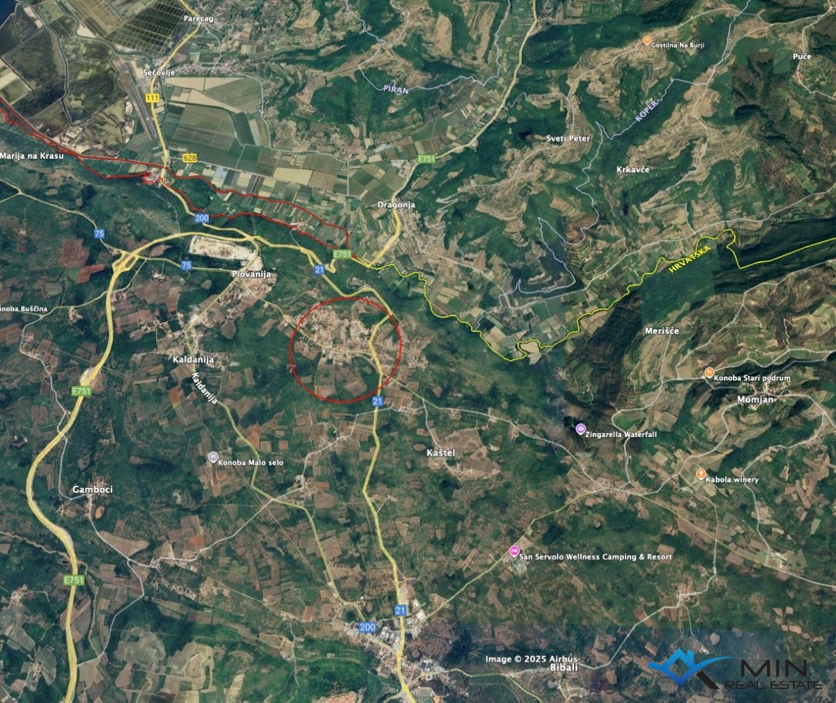 Terreno edificabile vicino a Buie