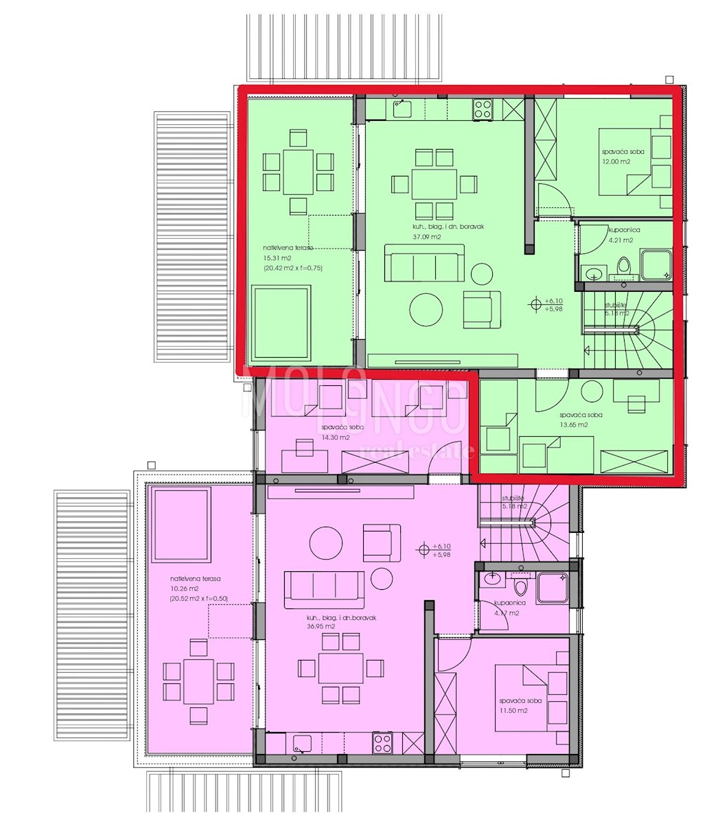 Appartamento/appartamento Poreč, 152,13m2