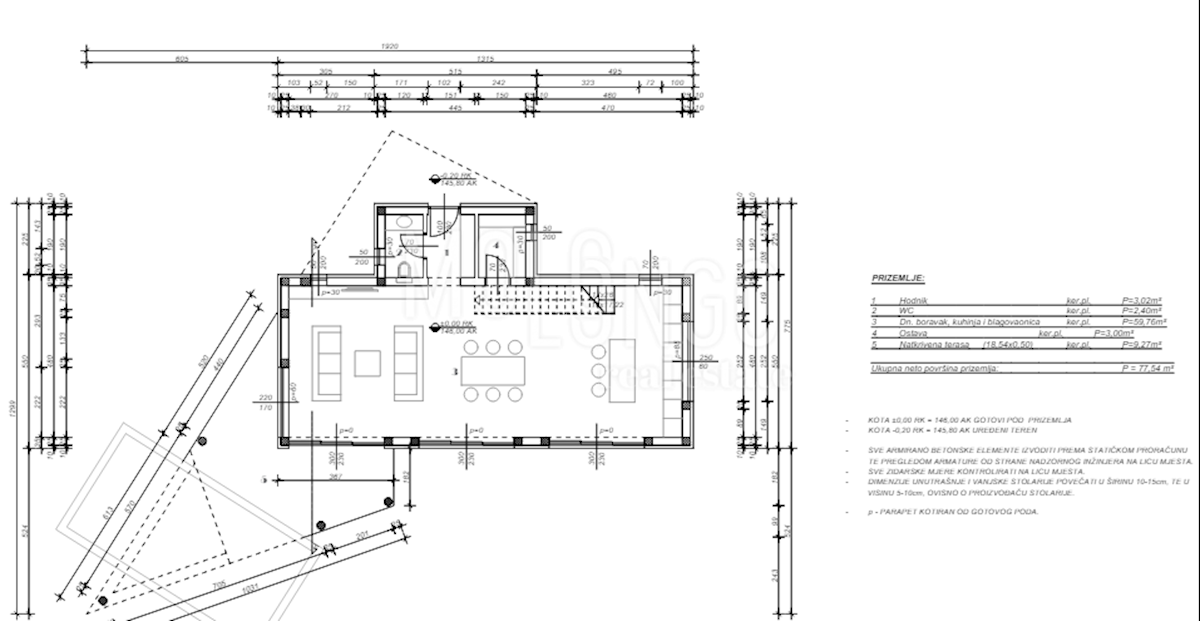 Casa Stranići kod Lovreča, Sveti Lovreč, 135m2