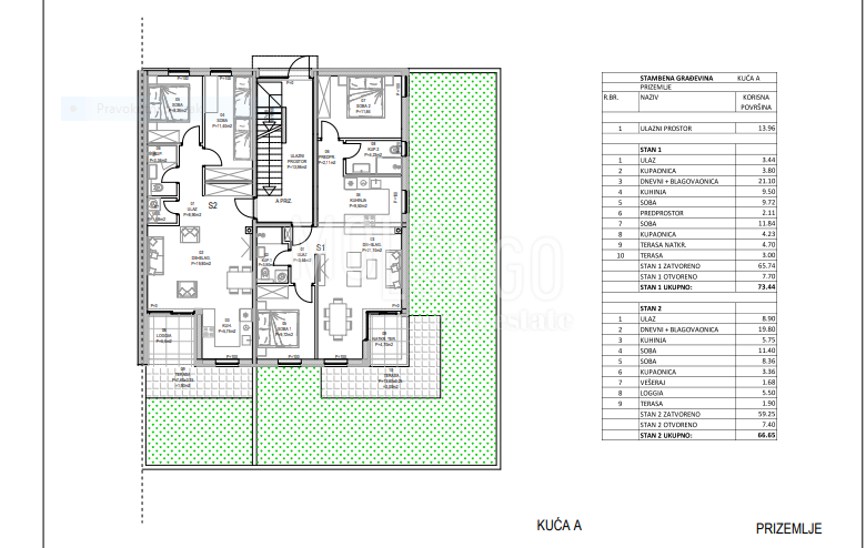 Appartamento/appartamento Barban, 35,48m2