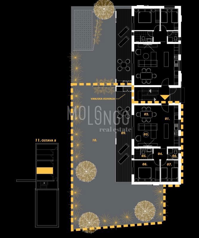 Appartamento/appartamento Umag, 122,88m2