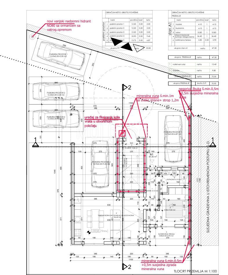 Appartamento/appartamento Centar, Pula, 42,75m2