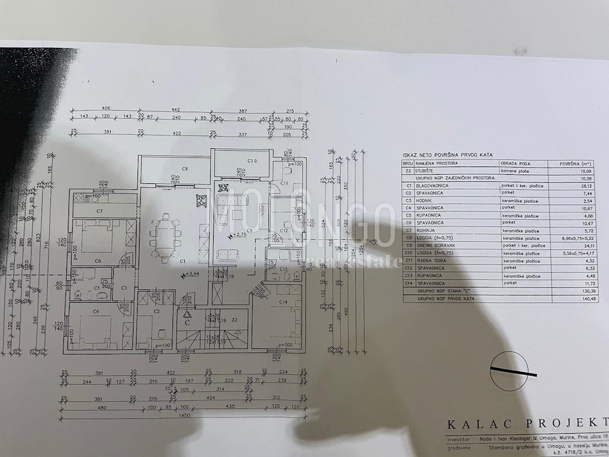 Appartamento/appartamento Murine, Umag, 129,76m2